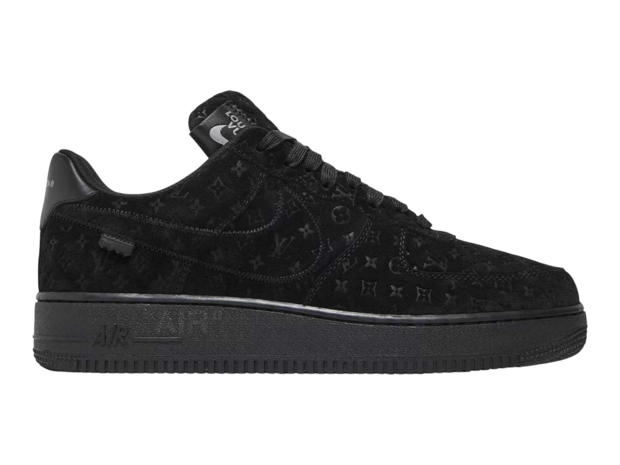Louis Vuitton x Nike Air Force 1 Low 'Triple Black'
